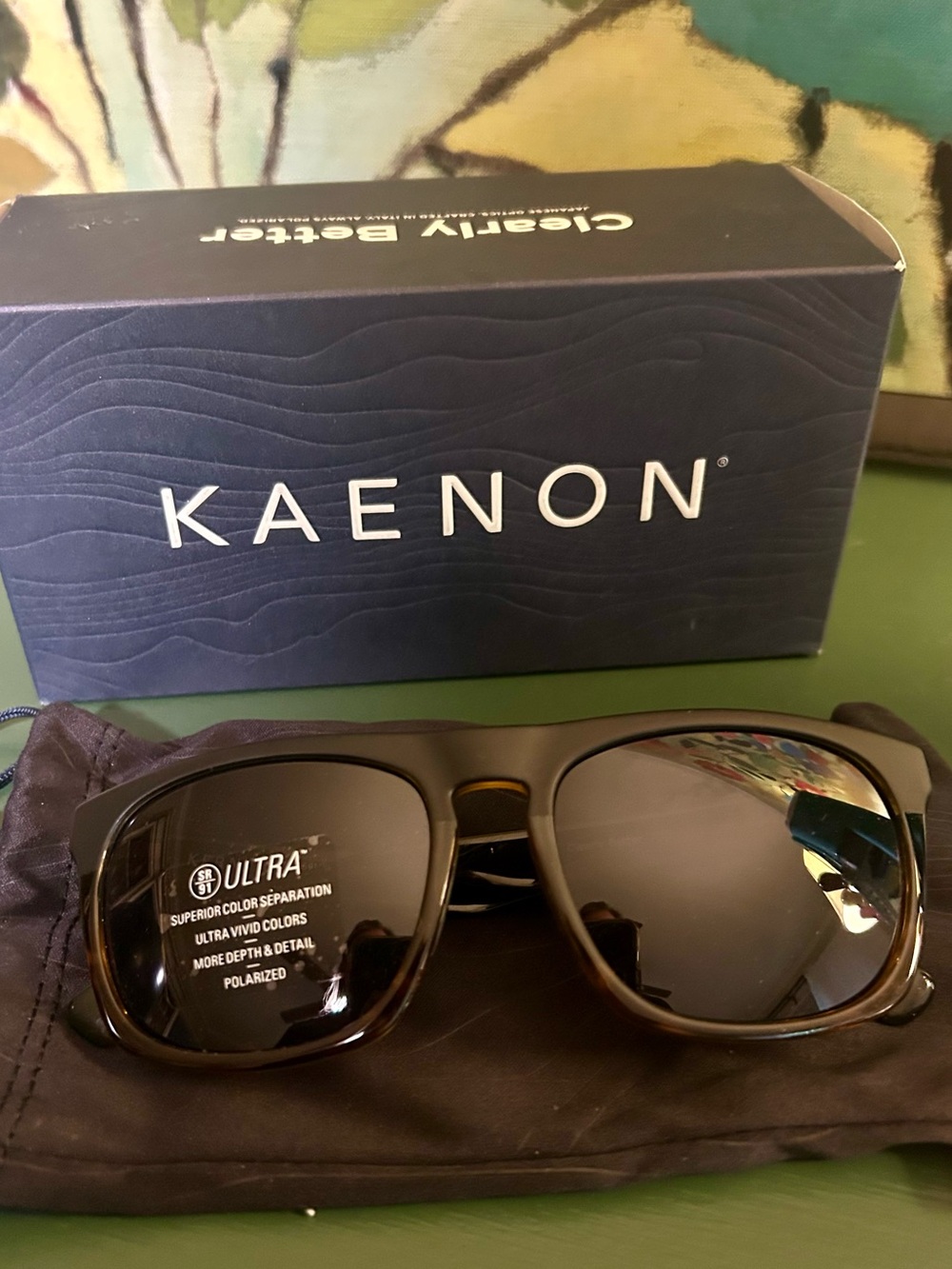 KAENON Kern Matte Black Polarized Sunglasses